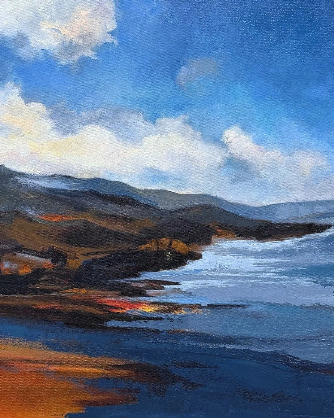 Happy Sunday everyone, I hope you're having a beautiful day as we all trudge alongside the insanity in this world. 

It's been a good week being back in the studio, painting, something I never take for granted. I always say a quiet "thank you&qu