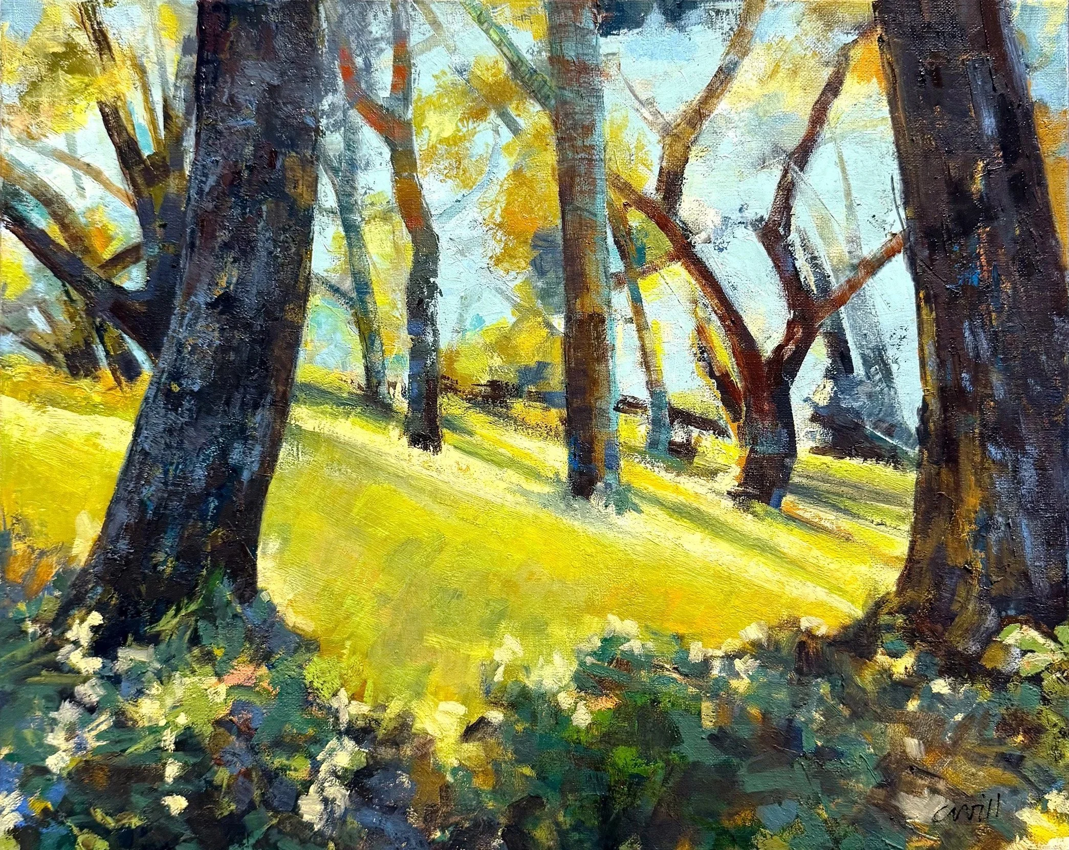 Spring Runs Riot, 20 x 16, sold