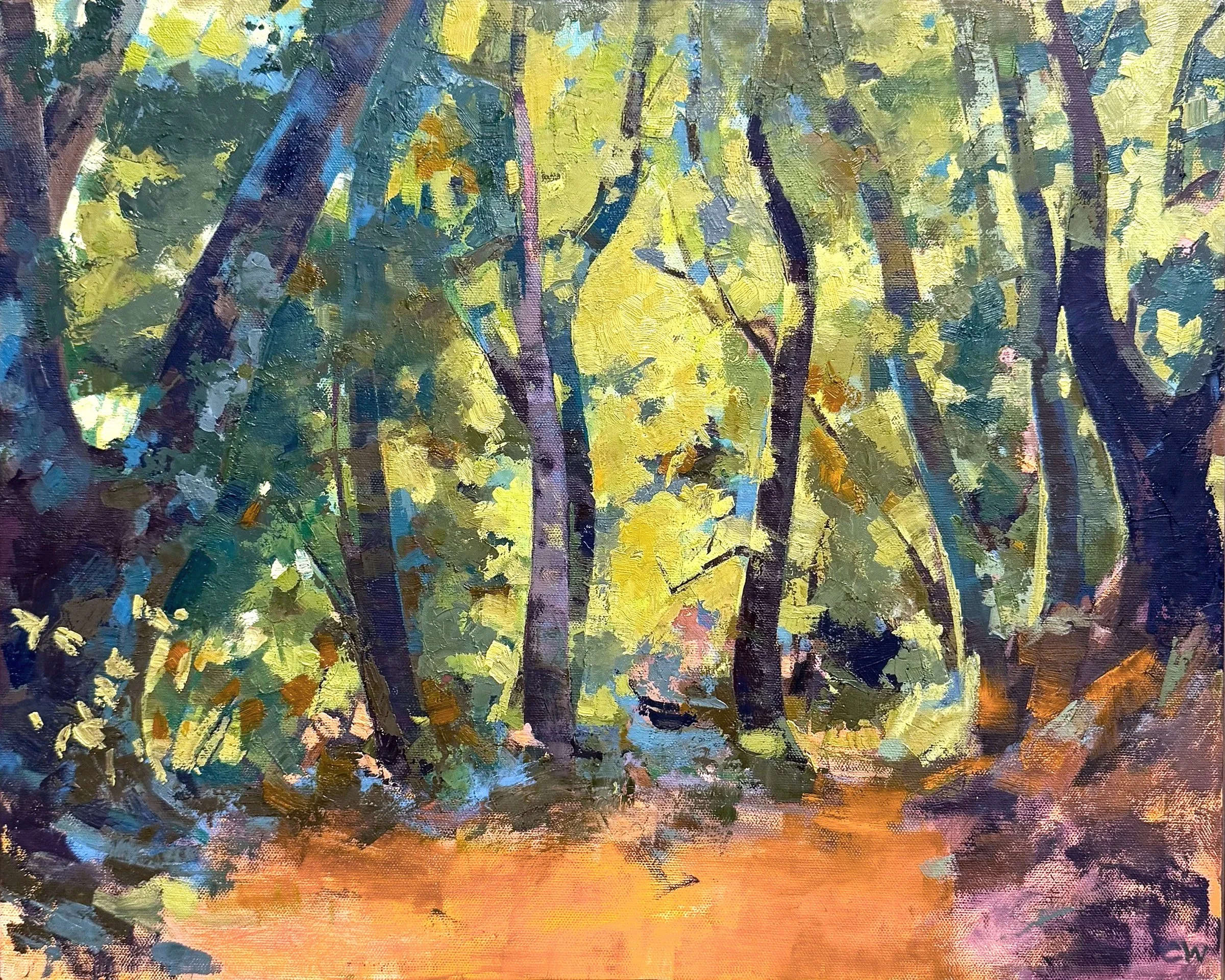 Winter Lights, 20 x 16, sold