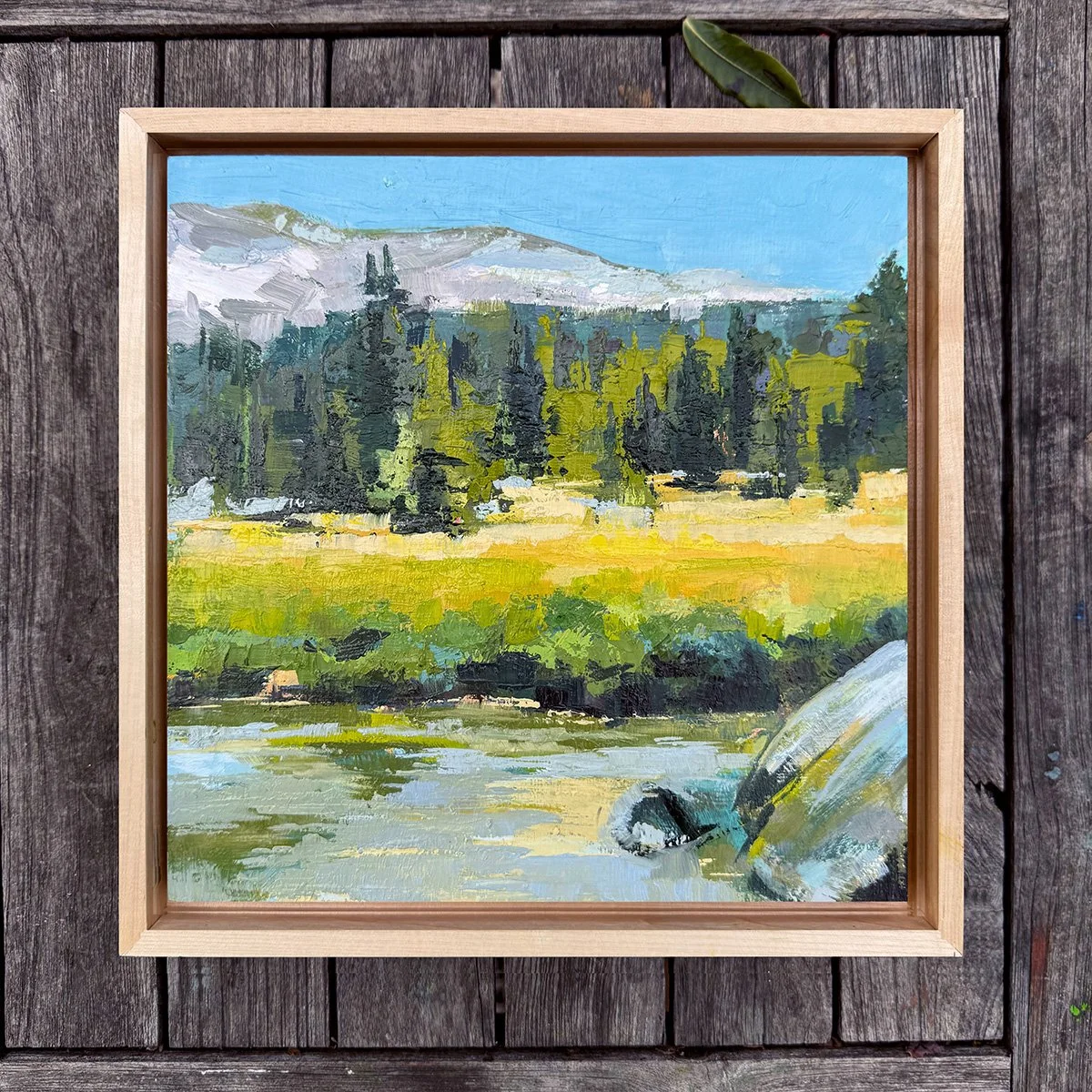 Yosemite Upstream, 8 x 8 inches, sold