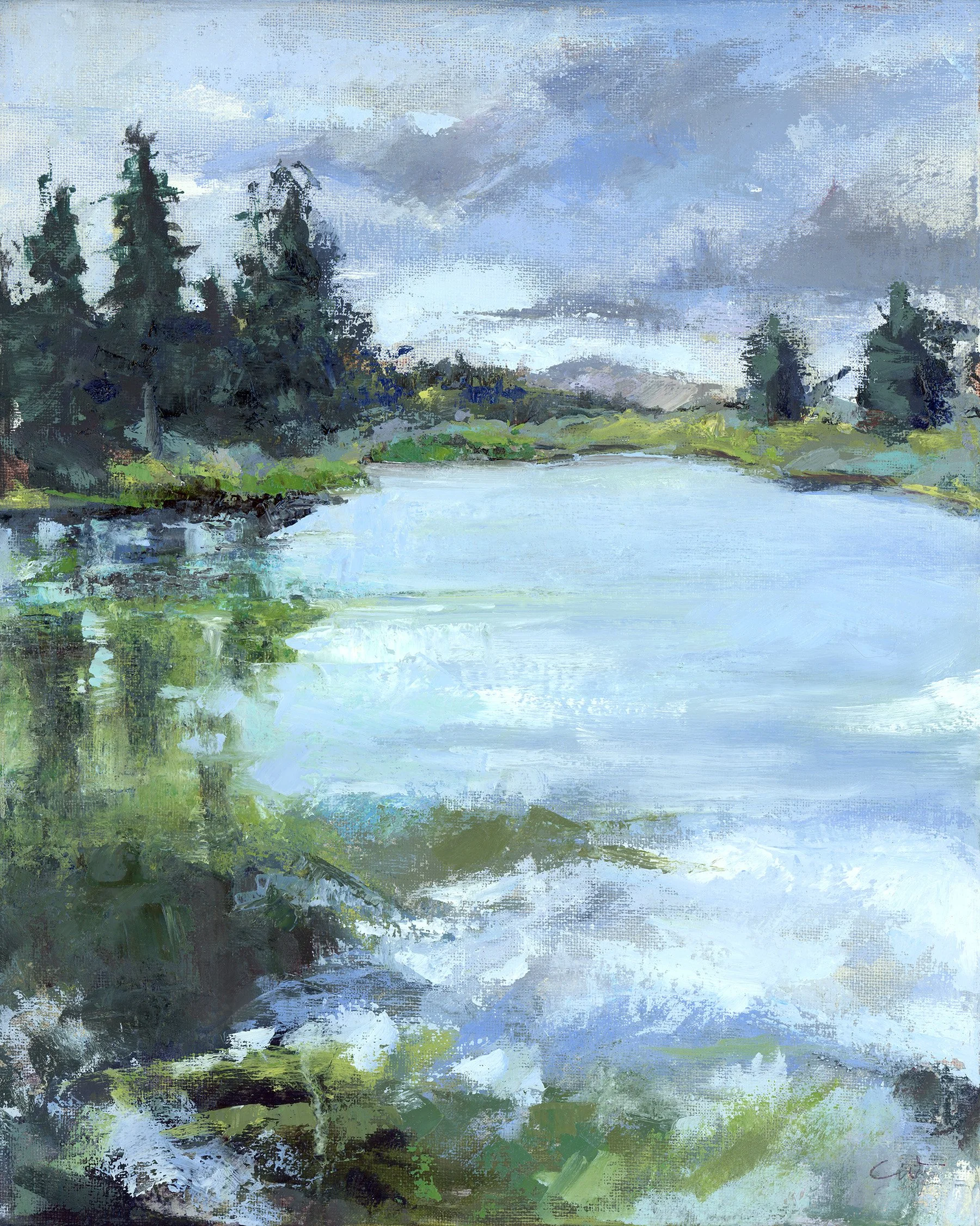 Winter Thaw, 11 x 14 inches, sold