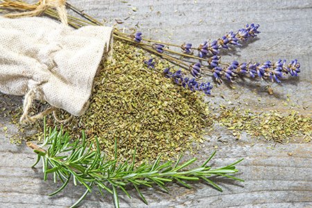 Lavender & Fresh Herbs