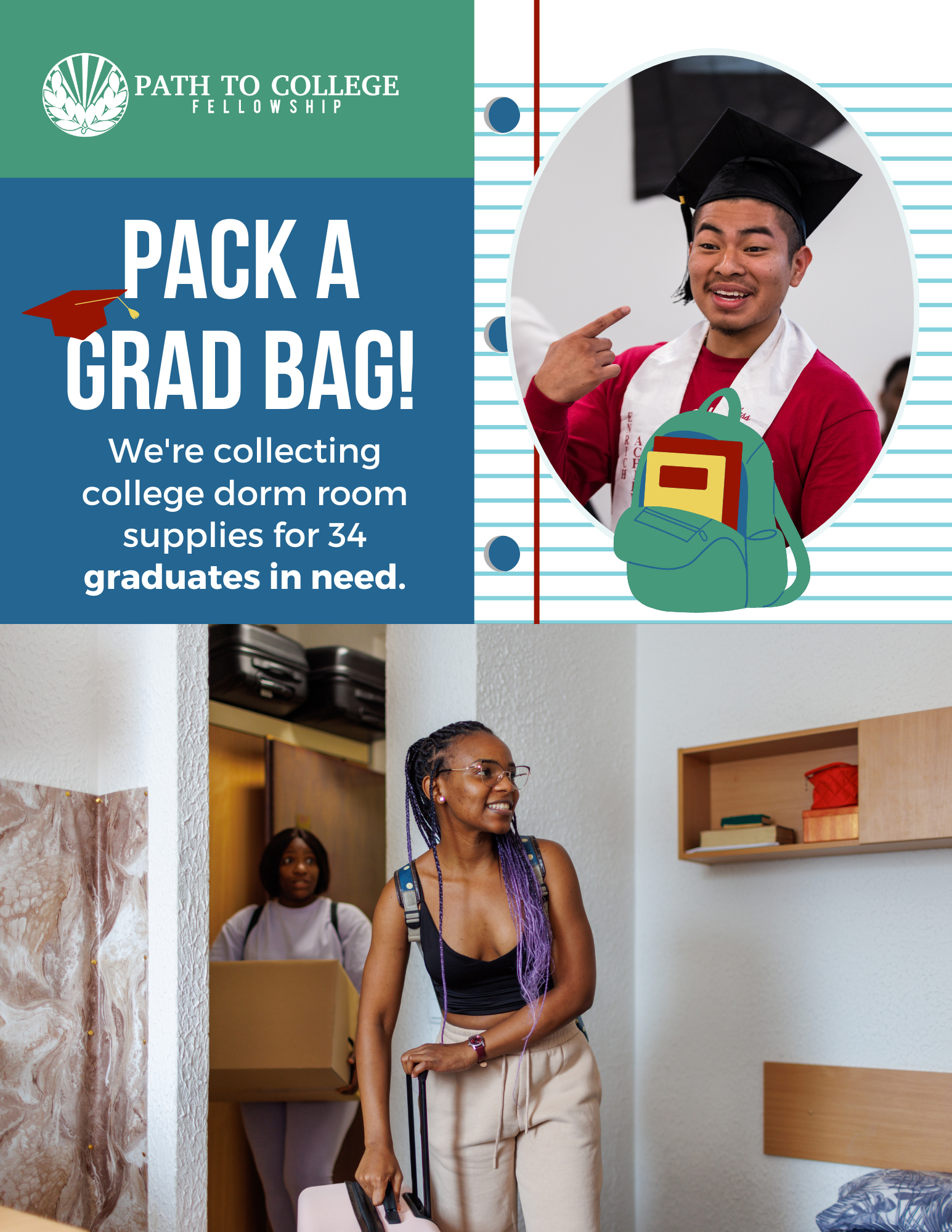 PACK A BACKPACK — Path To College