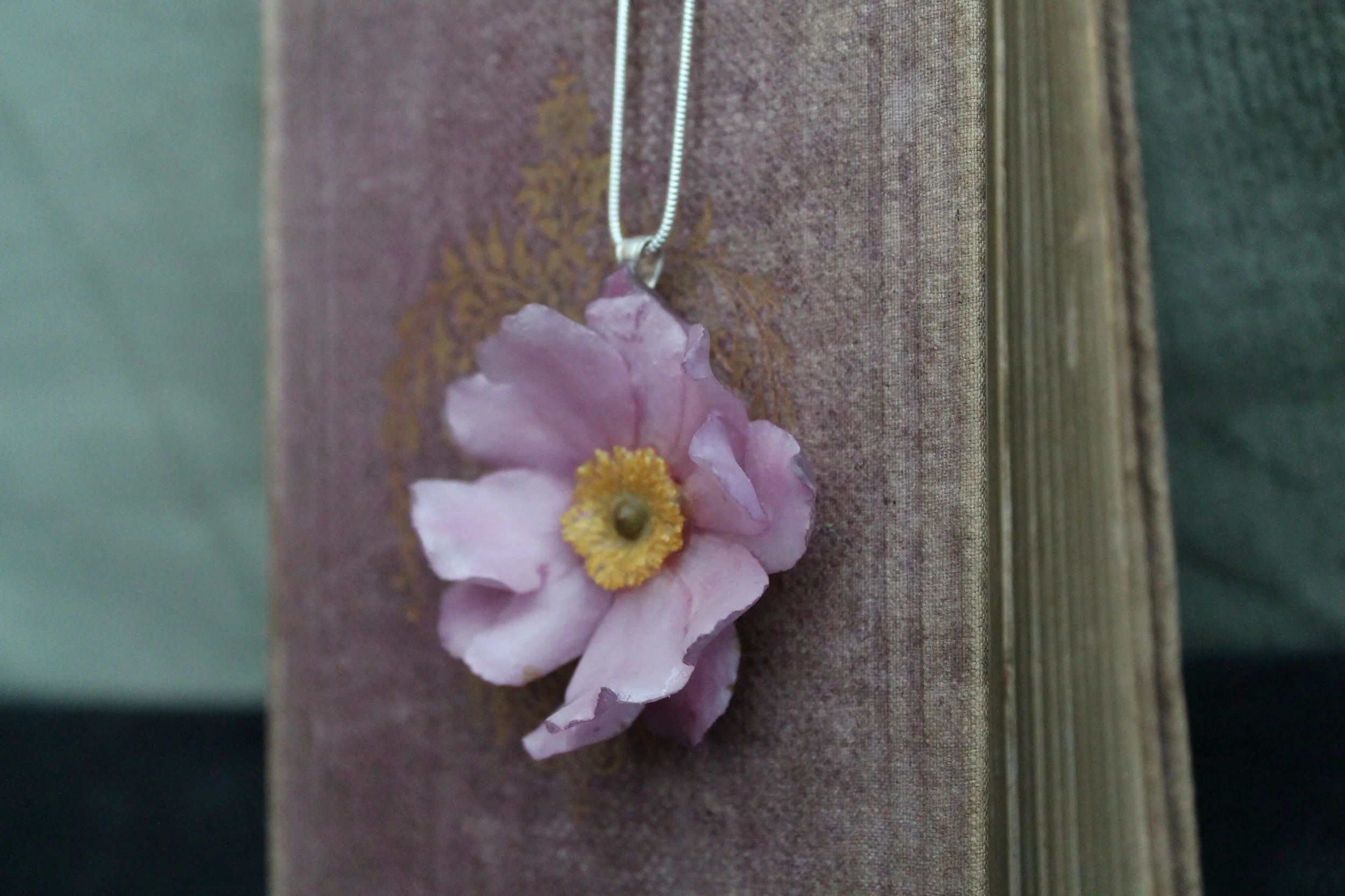 Pink Anenome Necklace2.JPG