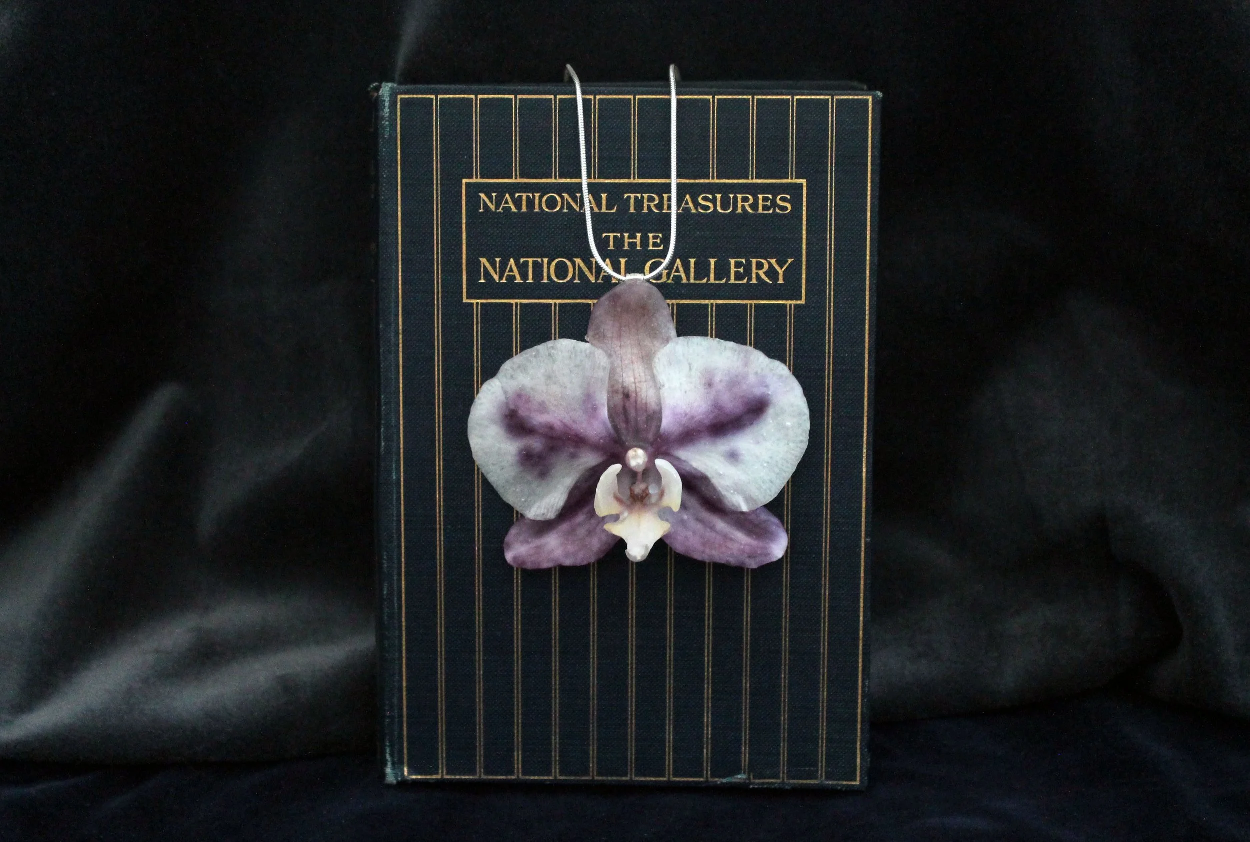 Purple Dalmation Orchid Necklace 1.jpg