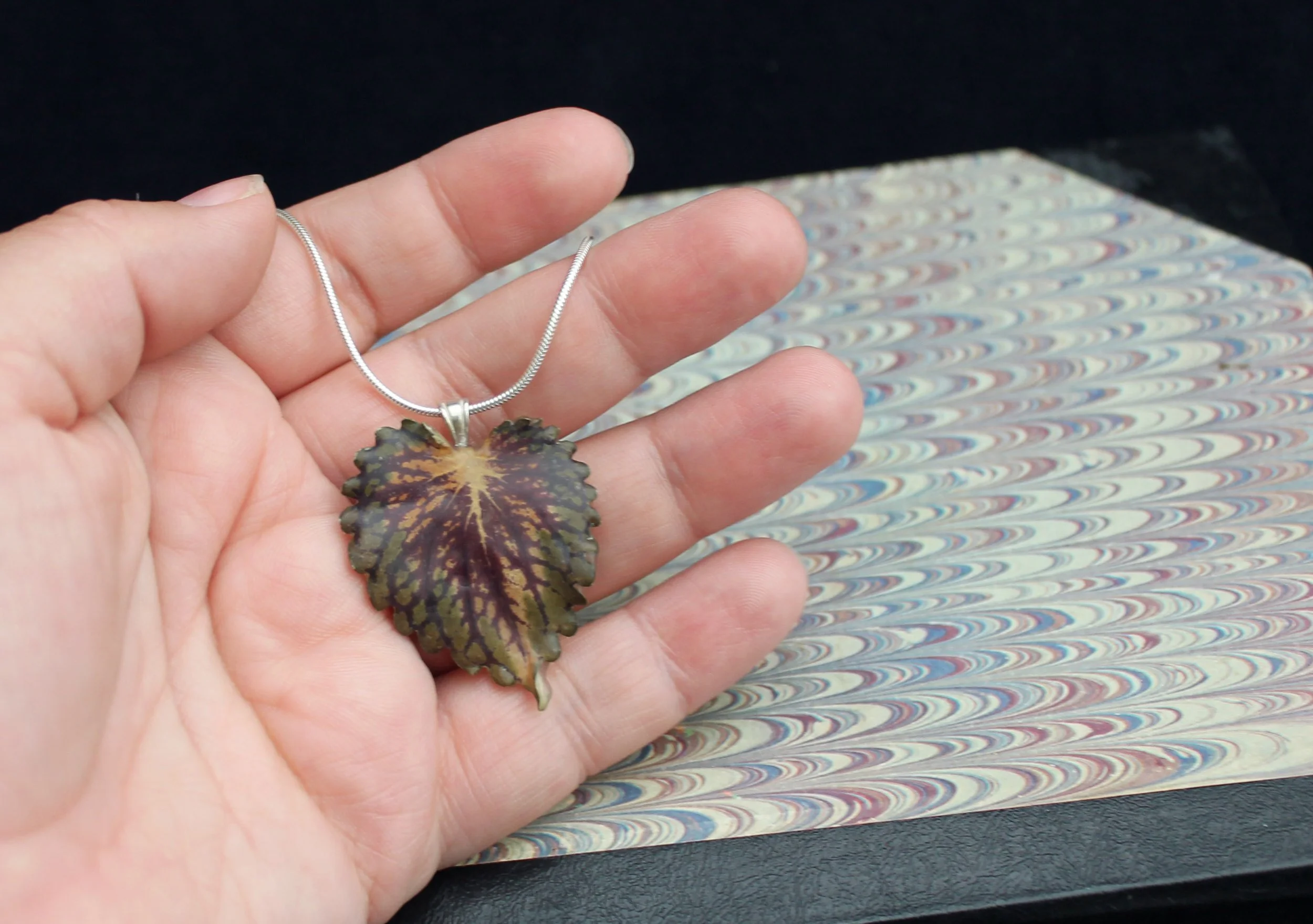 Small Coleus Leaf Necklace 2.jpg