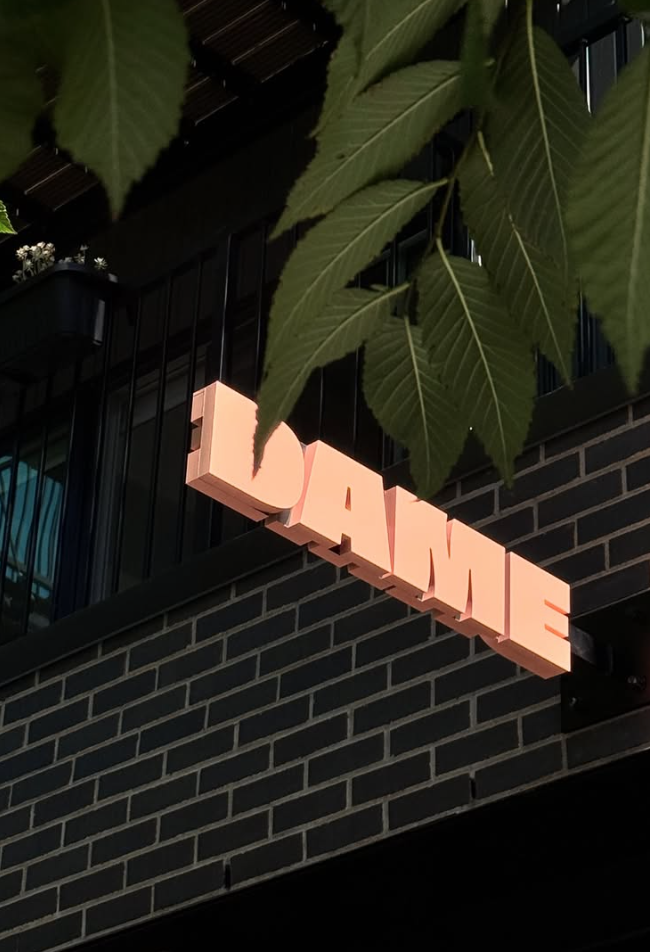 Dame-Outdoor Signage