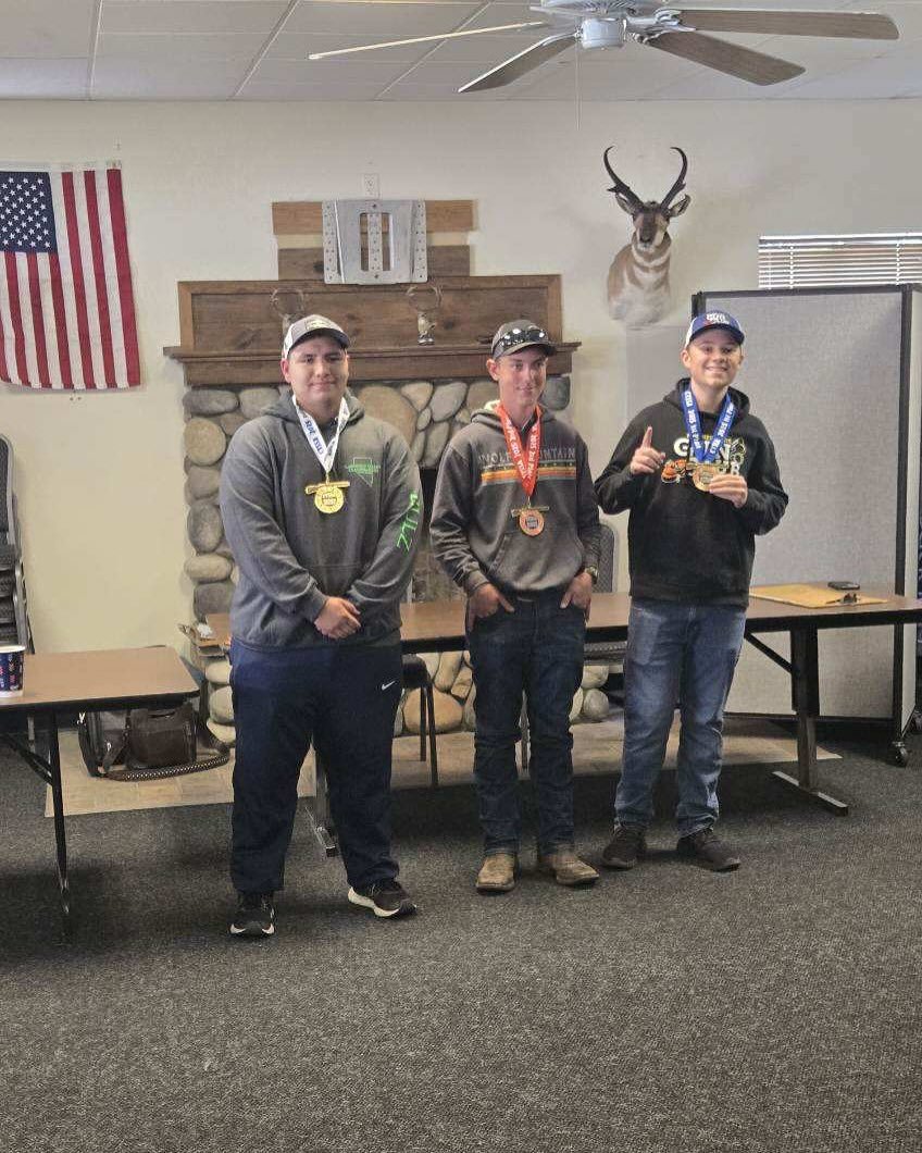 LVCB attend the Carson CYSSA shoot this weekend. Good work to all our shooters. Attending were John Zulz, Braxton Leonard, Riley Cheek, Kaleb Cheek, Chase Ackerman, Evan Spross, Jarrod Frey, and Jay Coello. Congratulations to John on placing third in