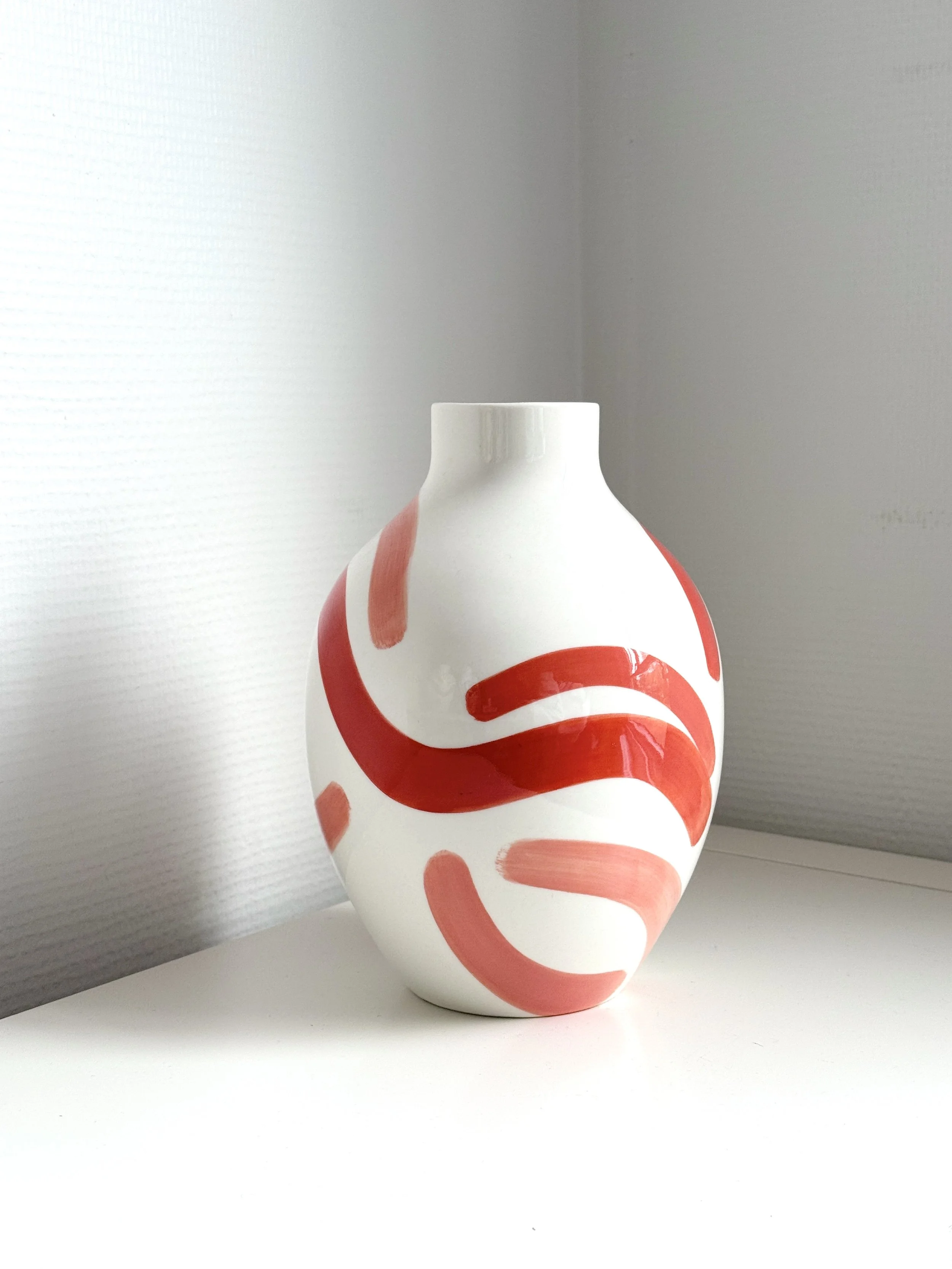 The Buste vase I Corail velouté