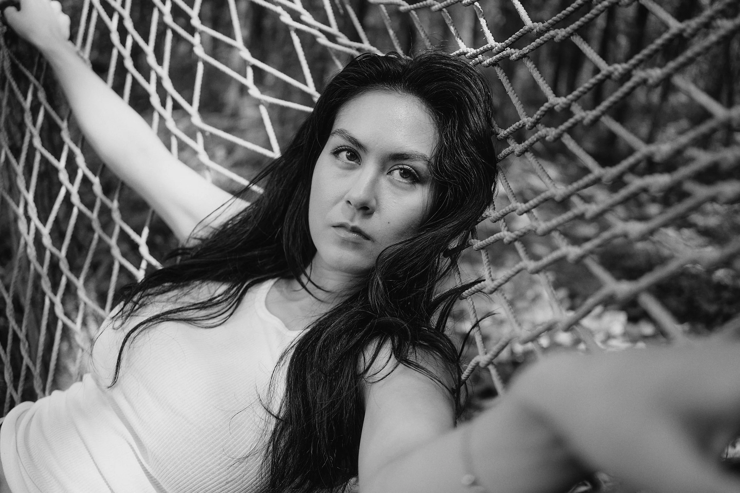 Dina in her backyard — New Jersey, USA