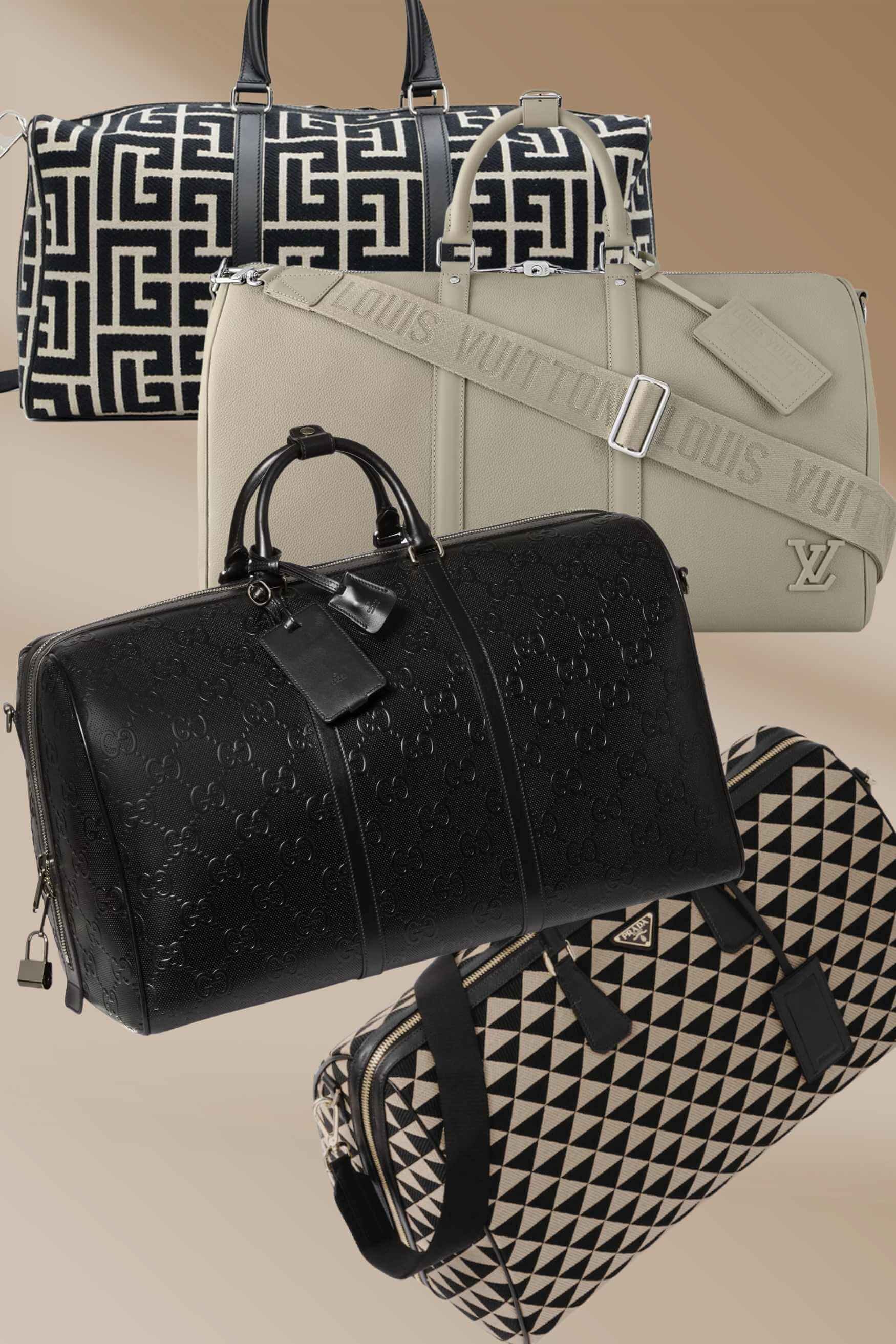 45cm Brand Designers Men Duffle Bag Travel Bags Luxury Total Bags