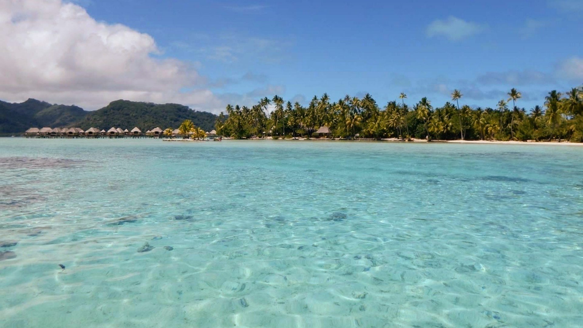 matira beach, bora bora