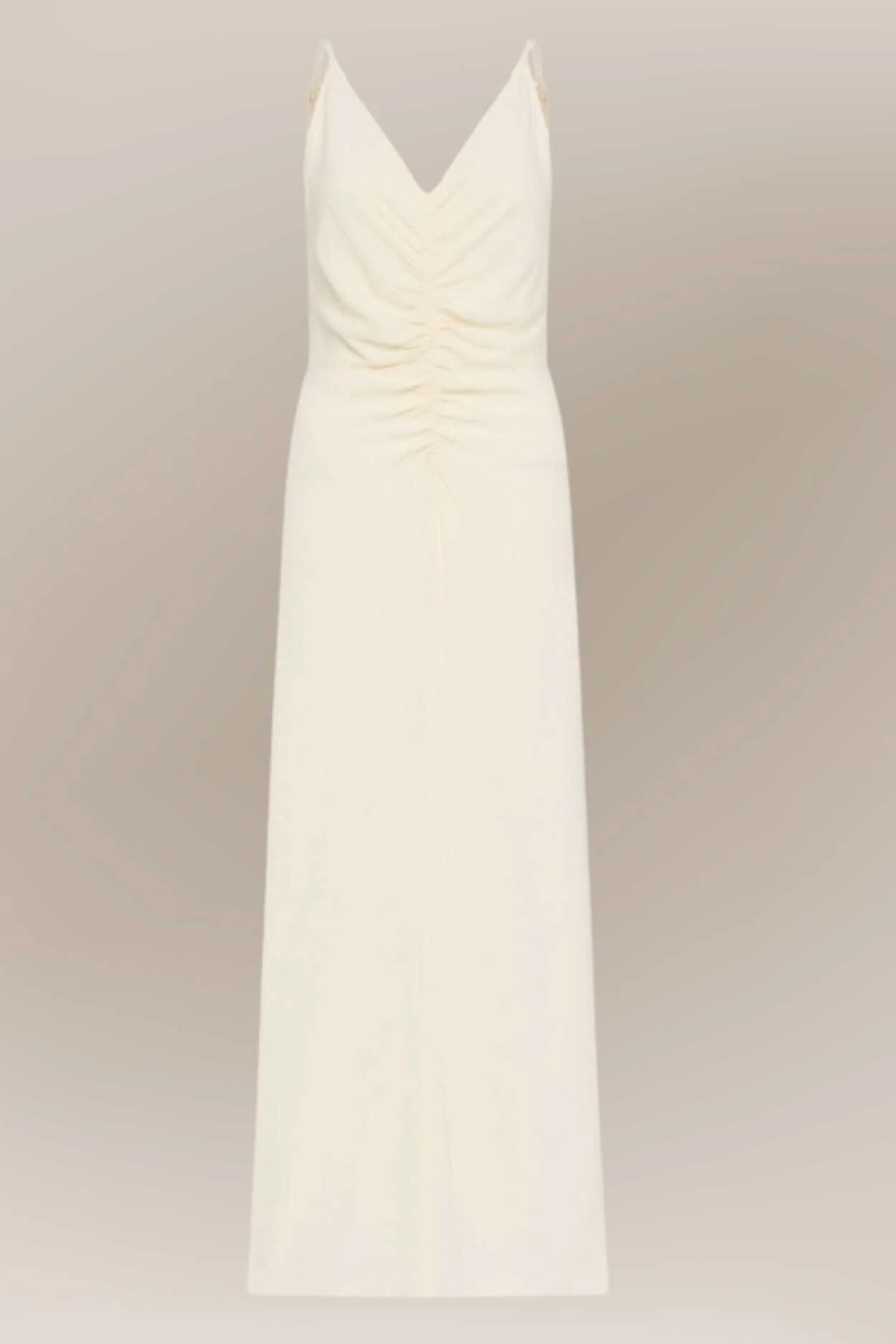 Pacific Beach Long Dress - Whitegreen main image 0