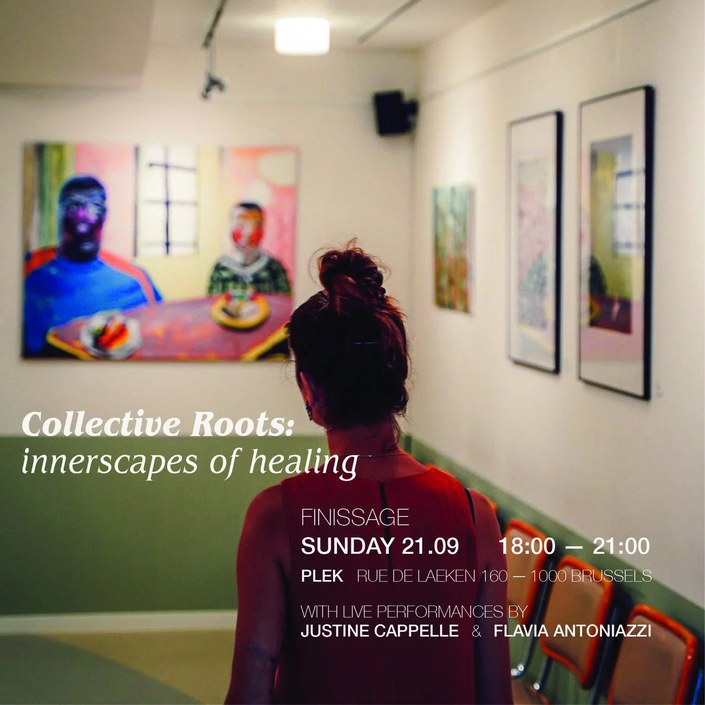 The exhibition Collective Roots: Innerscapes of Healing is closing today.

It was a great 3 months, and I'm grateful I was able to be part of it. 

A big thank you to Ineke Vera De Soete @iveesweet 

Finissage from 18h until 21h with live performance