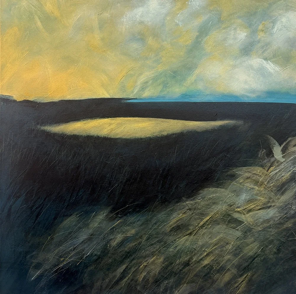 Golden Hour, 36x36 acrylic, $1800