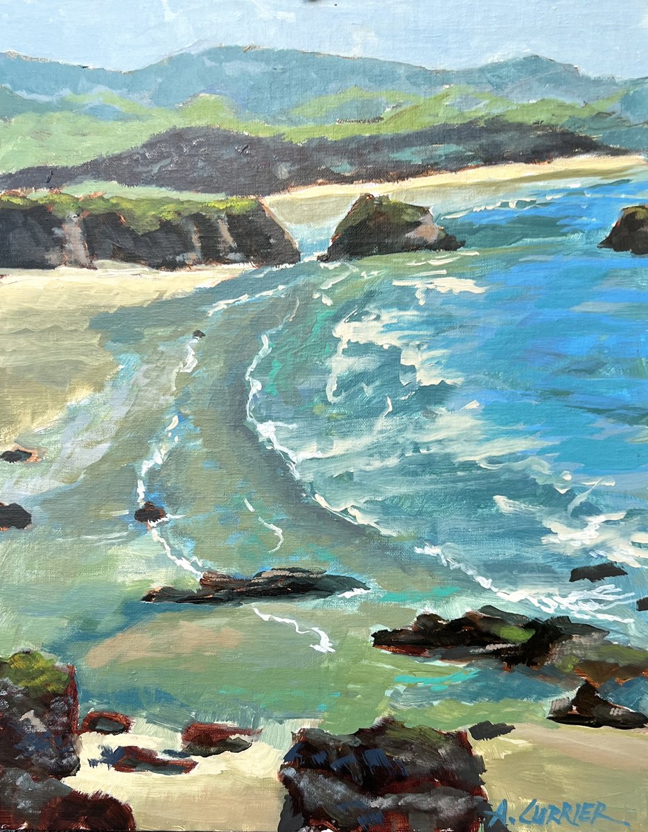 Splish Splash, 14 x 11 oil, $1400