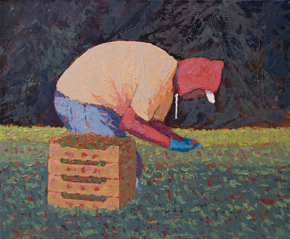 Crateful, 20 x 24 oil, $2700