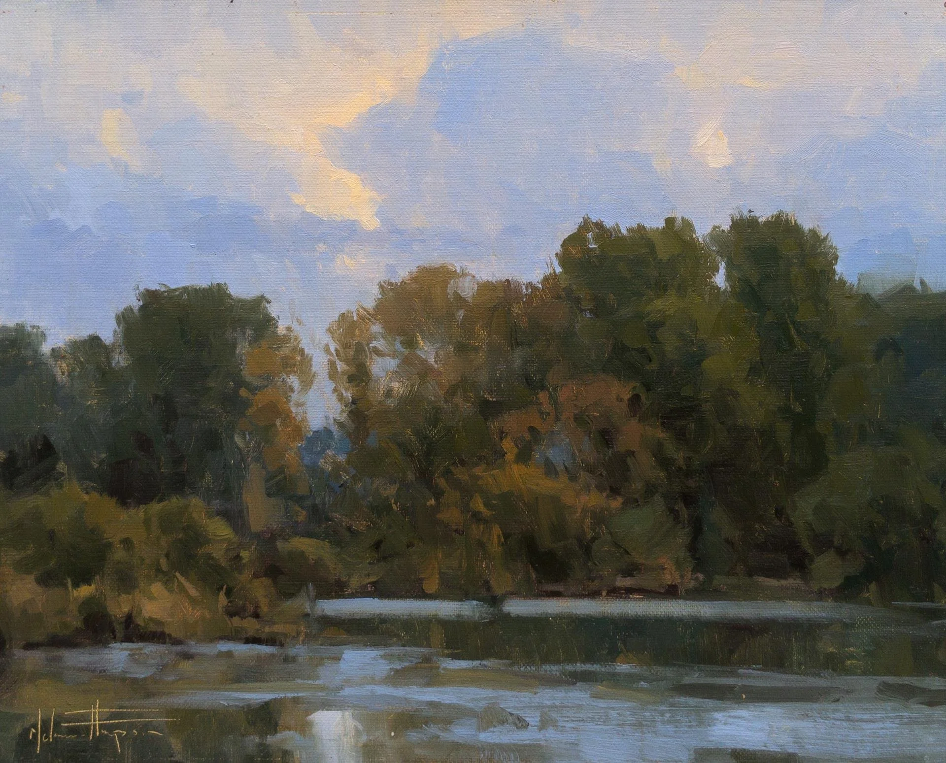 Melanie Thompson - Summer Days; 8x10 oil, $650