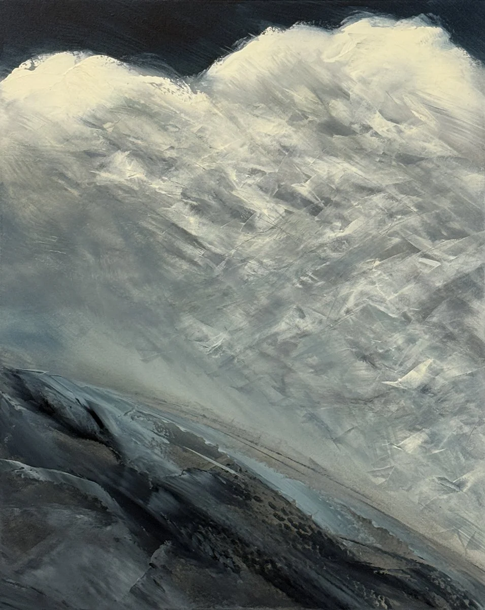 Riding the Clouds, 30x24 acrylic, $900