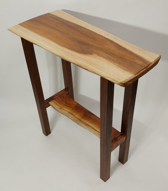 "One Way" - Hawaiian Koa/Black Walnut; 28"+ wide; $1900