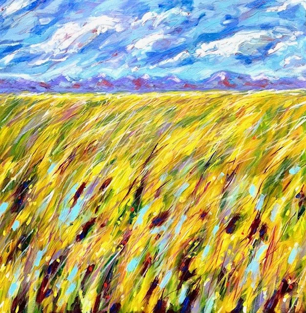 Front Range, 30x30 oil, $1125