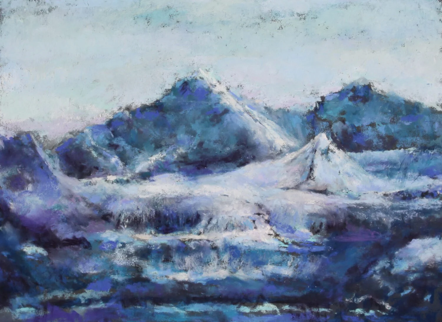 Dona Bostrom Lewinger - Denali; 18 x 21 pastel, $1500