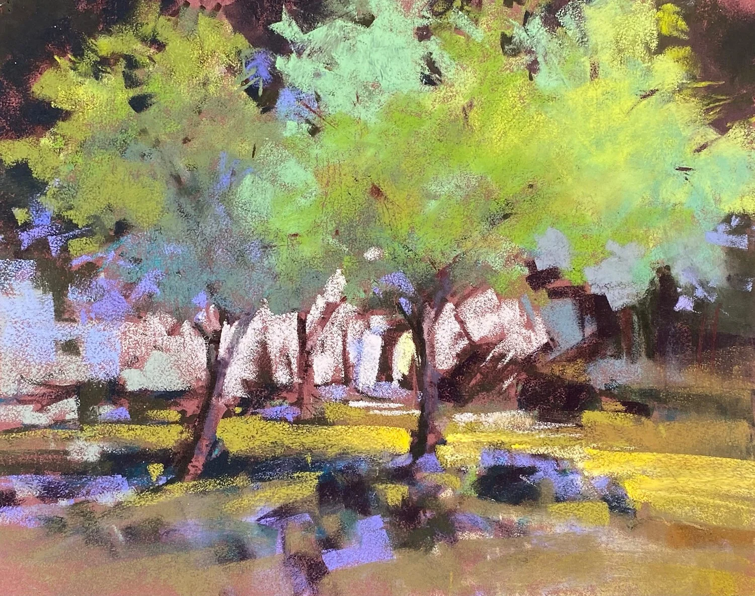 Janice Wall - Nightlight; 15 x 18 pastel, $750