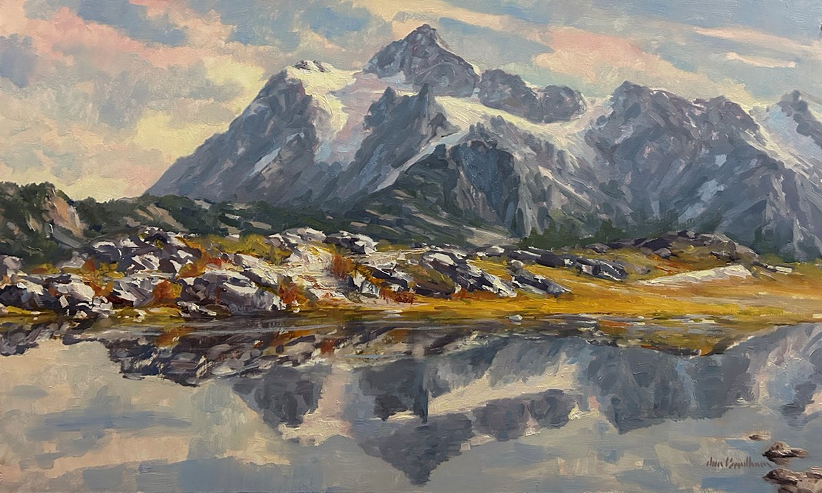 Shuksan In Fall, 18x30 oil, $1800 SOLD