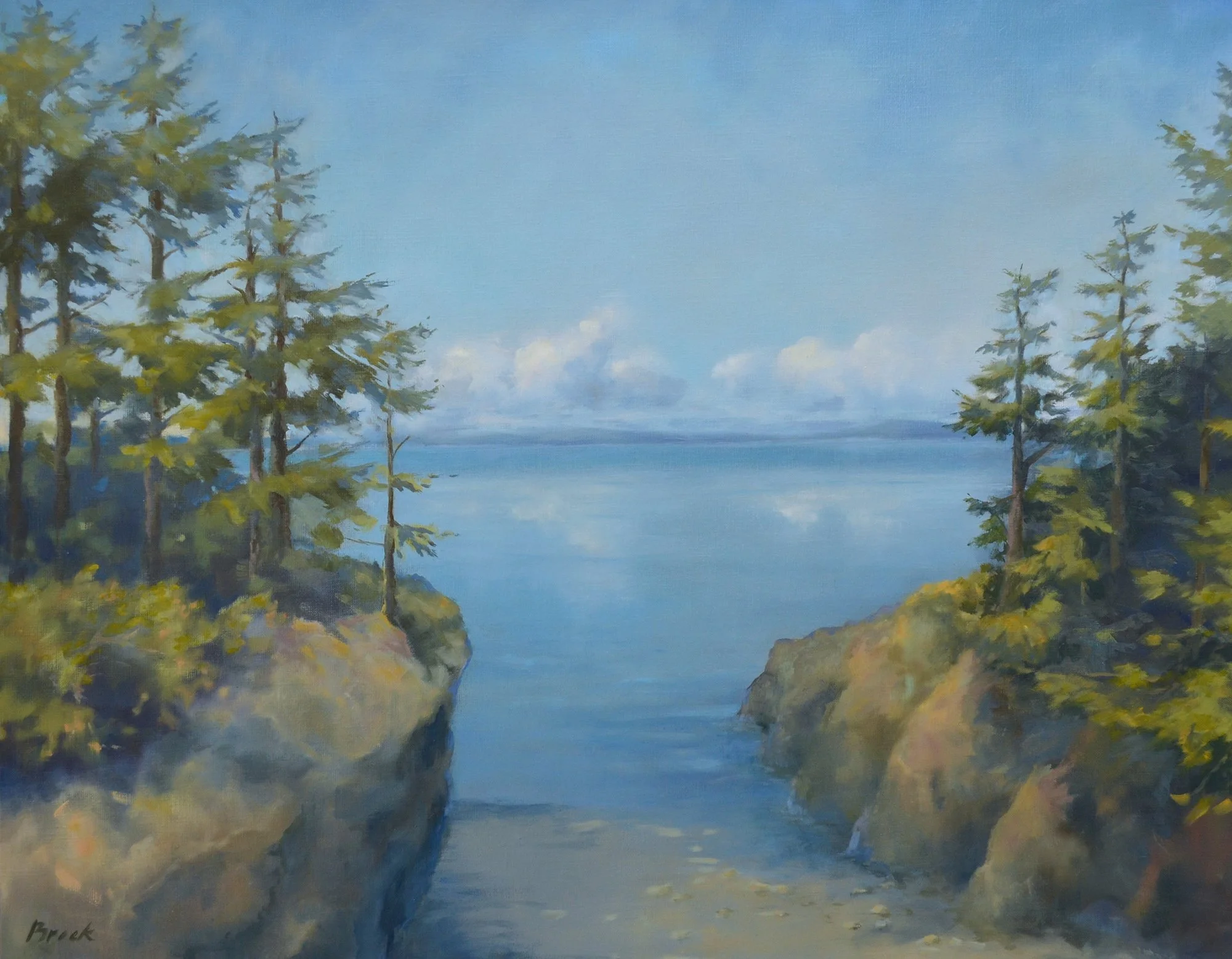 Rosario Gateway, 22 x 28 oil on linen, $2100