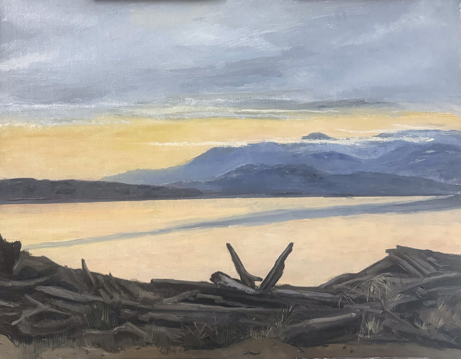 Bill Fargo - Golden Sunset, 16x20 oil, $669