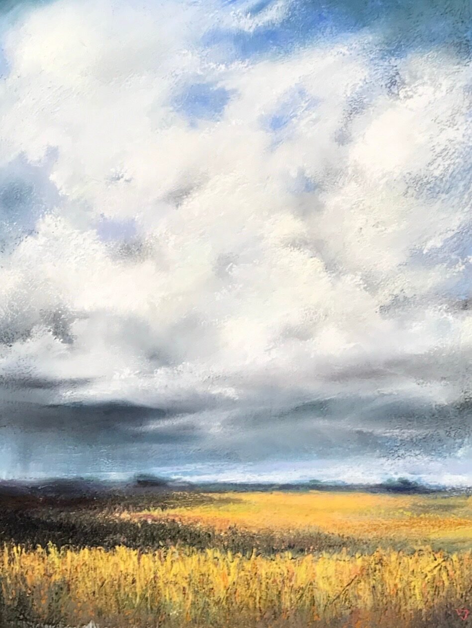 Vicki L Johnson - Palouse Gold; 19 x 15 pastel, $750
