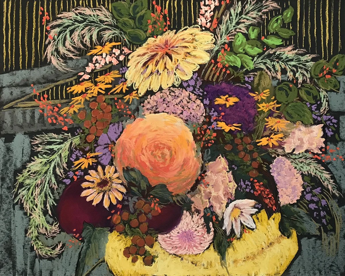 Gathering Sunshine, 16x20 pastel, $1400