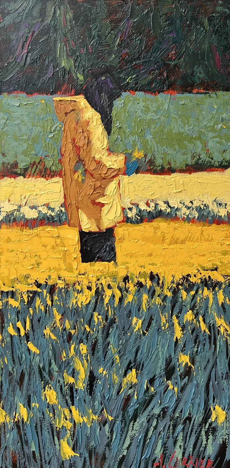 Daffy, 24 x 12 oil, $1800