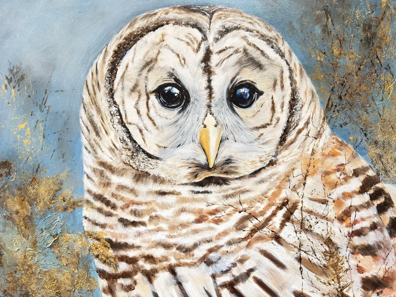 Barbara Ford - Silent Sentinel, 24x30 acrylic, $2995