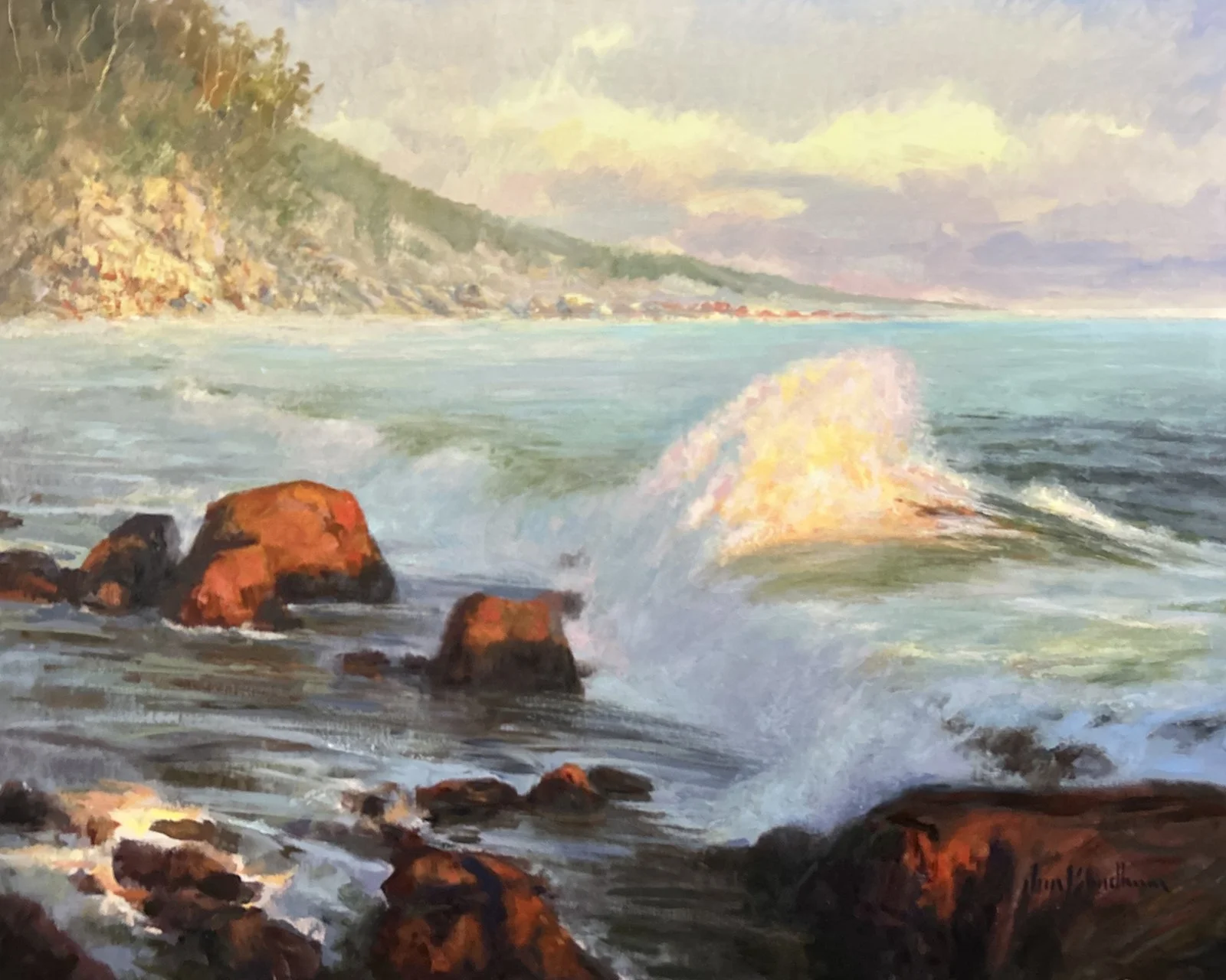 Kalaloch Rocks, 24x30 oil, $2200