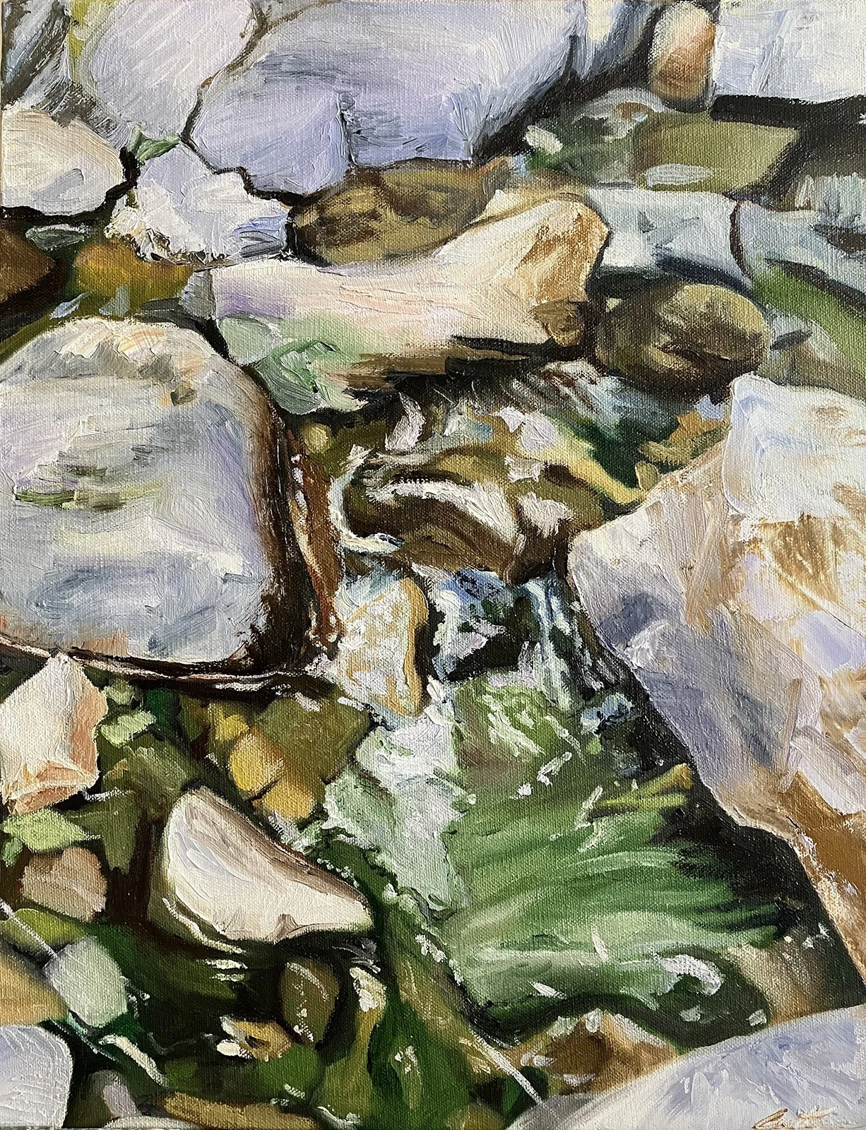 Catalina Mercado - A Quiet Spring, 18x14 oil, $750