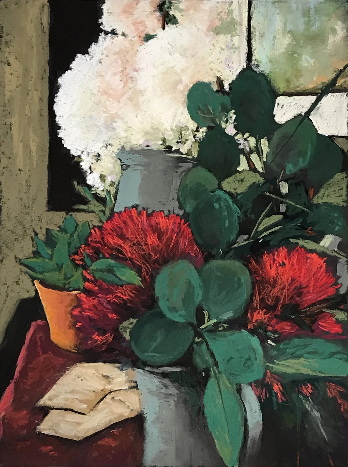 Love Letters, 12x16 pastel, $1000