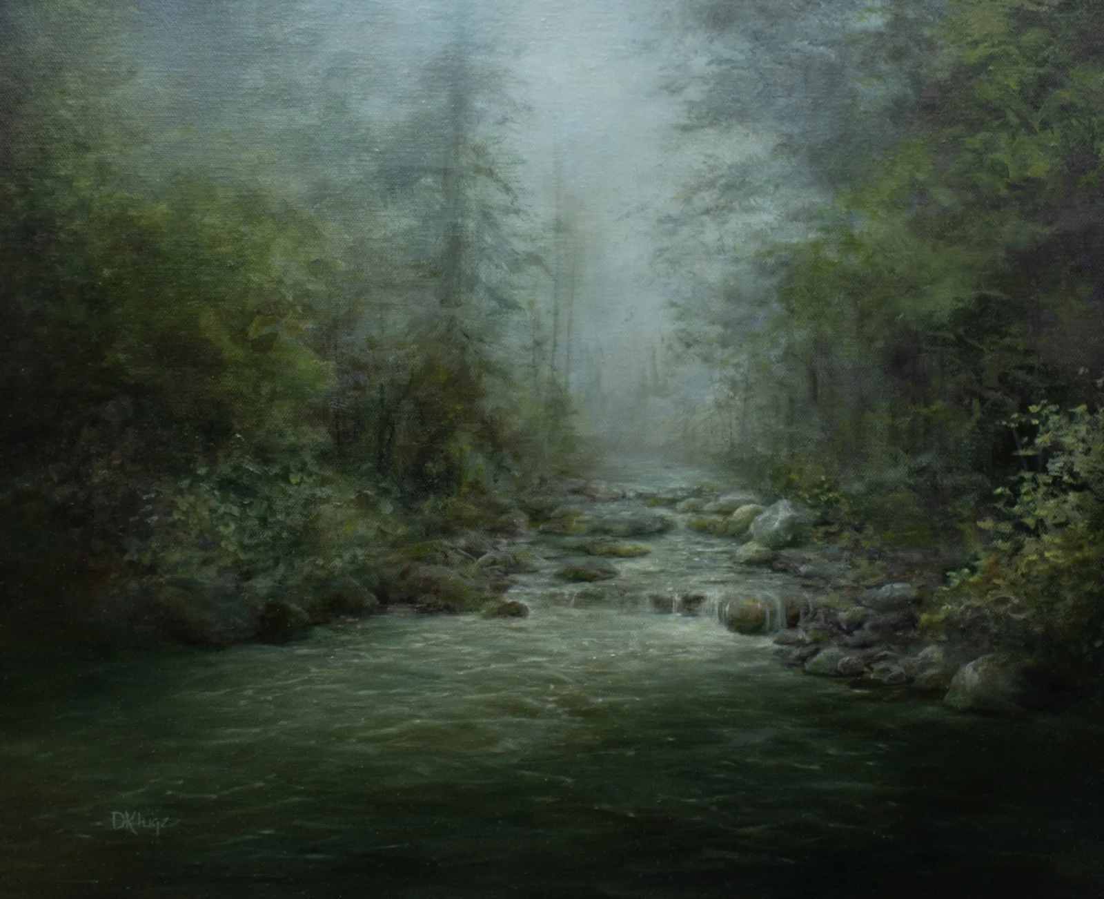 Debbie Kluge - Over the Shallows, 16x20 oil, $1250