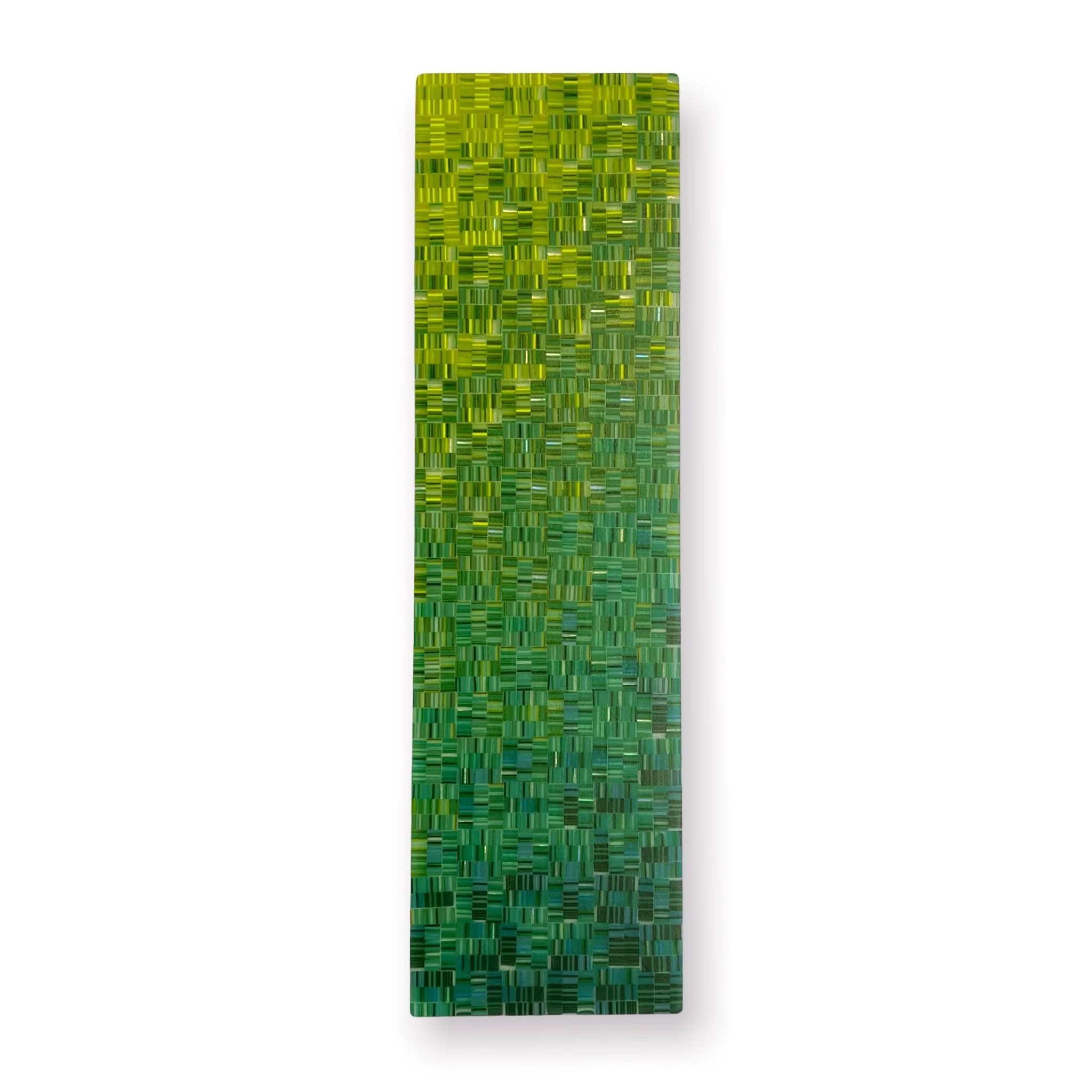  Rainforest, 23.8 x 6.75 fused glass, $635