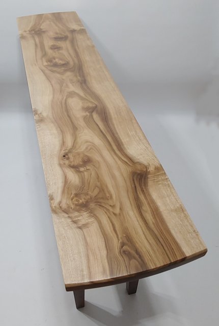 "Myrtle's Mark" - Oregon myrtle/walnut; 54"; $2900