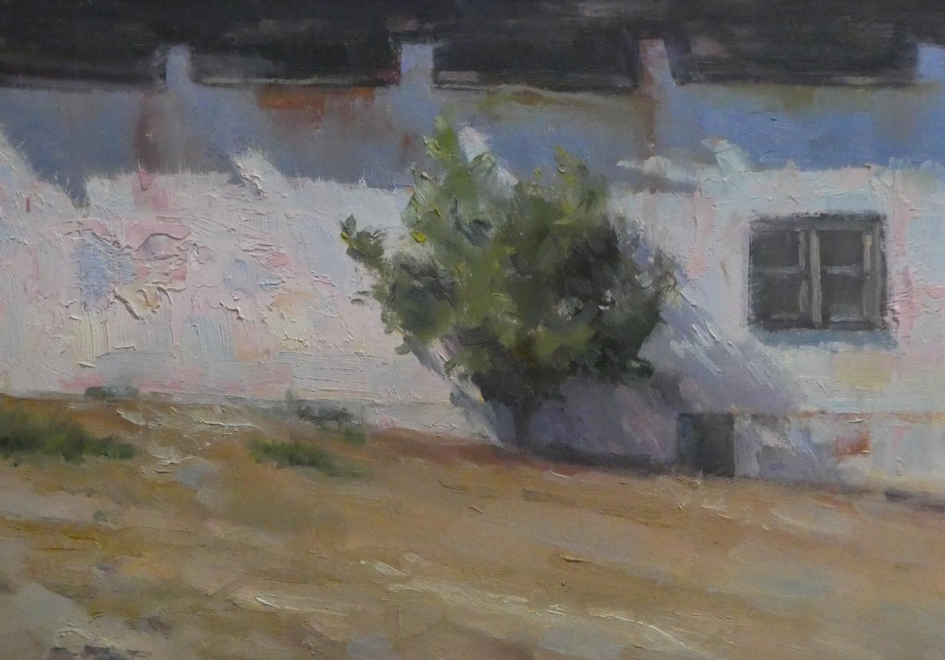 Midday Shadows, 6 x 8 oil, $350 by Karen Scannell
