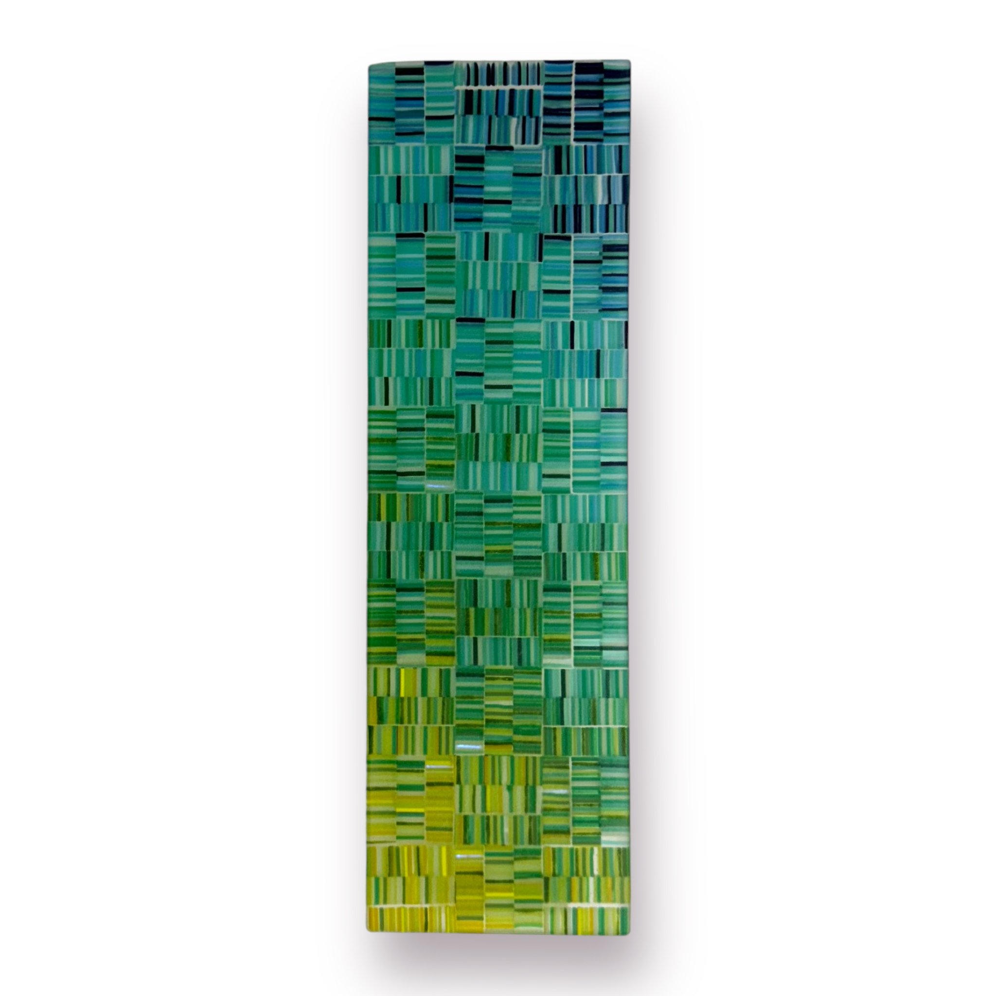 Rainforest 16, 11.25x3.38 Fused Glass, $140