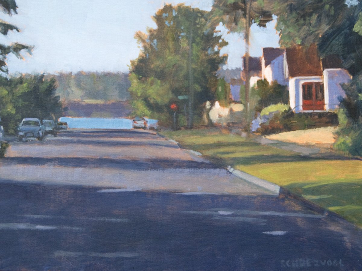 Guemes Channel View, 9 x 12 oil, $700
