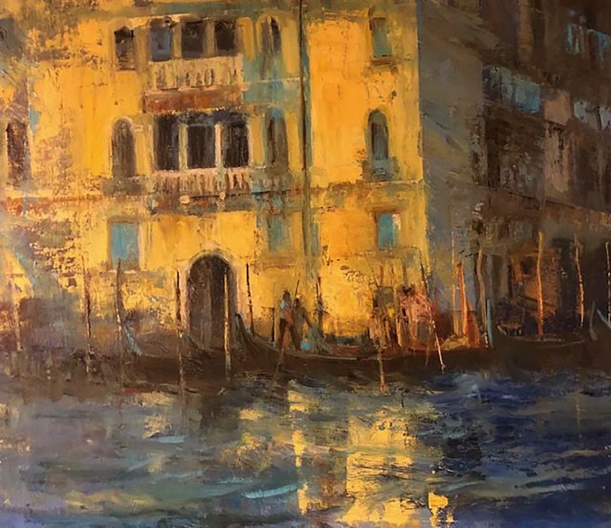 Last Light in Venice  20x24 oil.  $2600