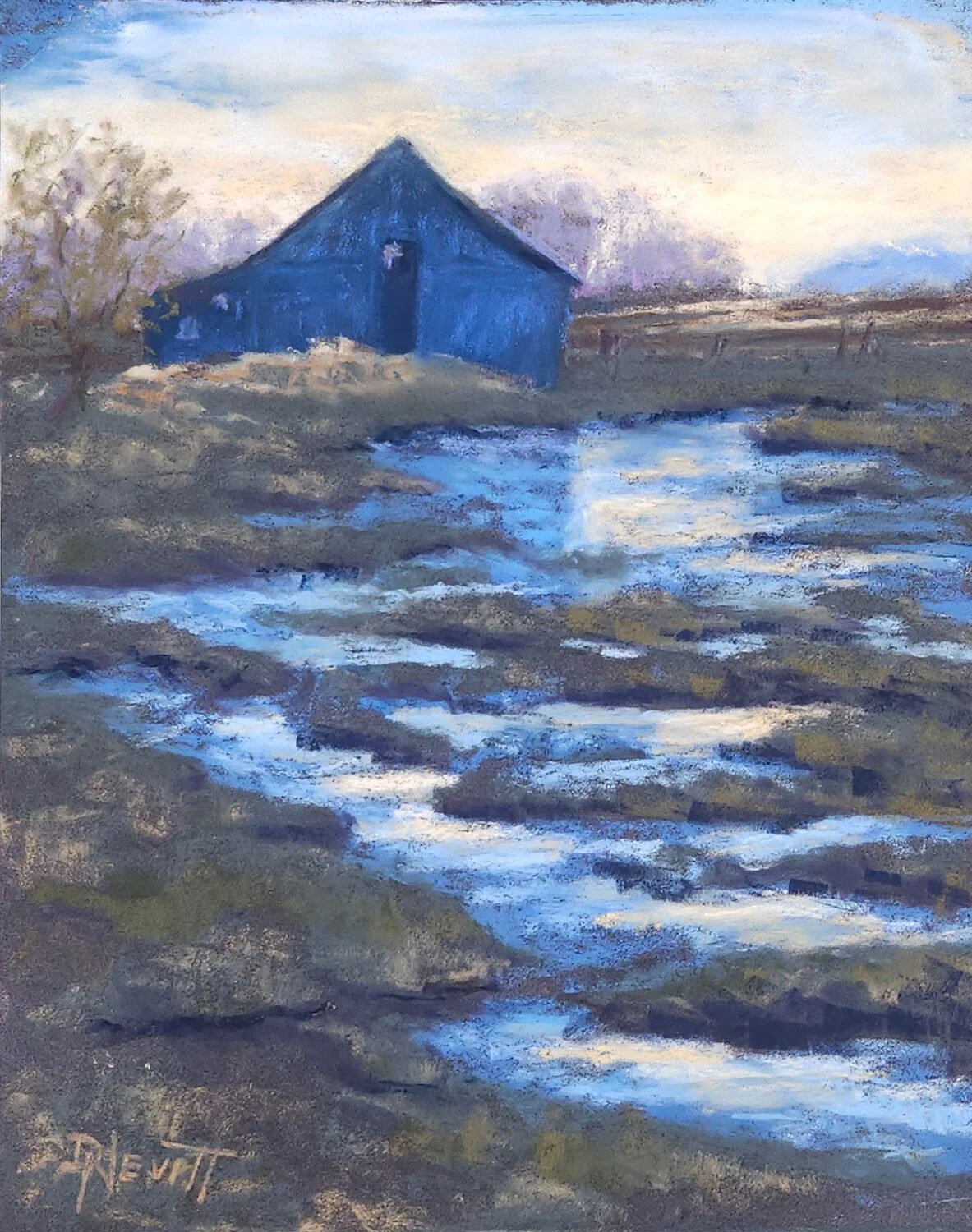Donna Nevitt Radtke -  Here Comes The Sun; 14 x 11 pastel, $550 