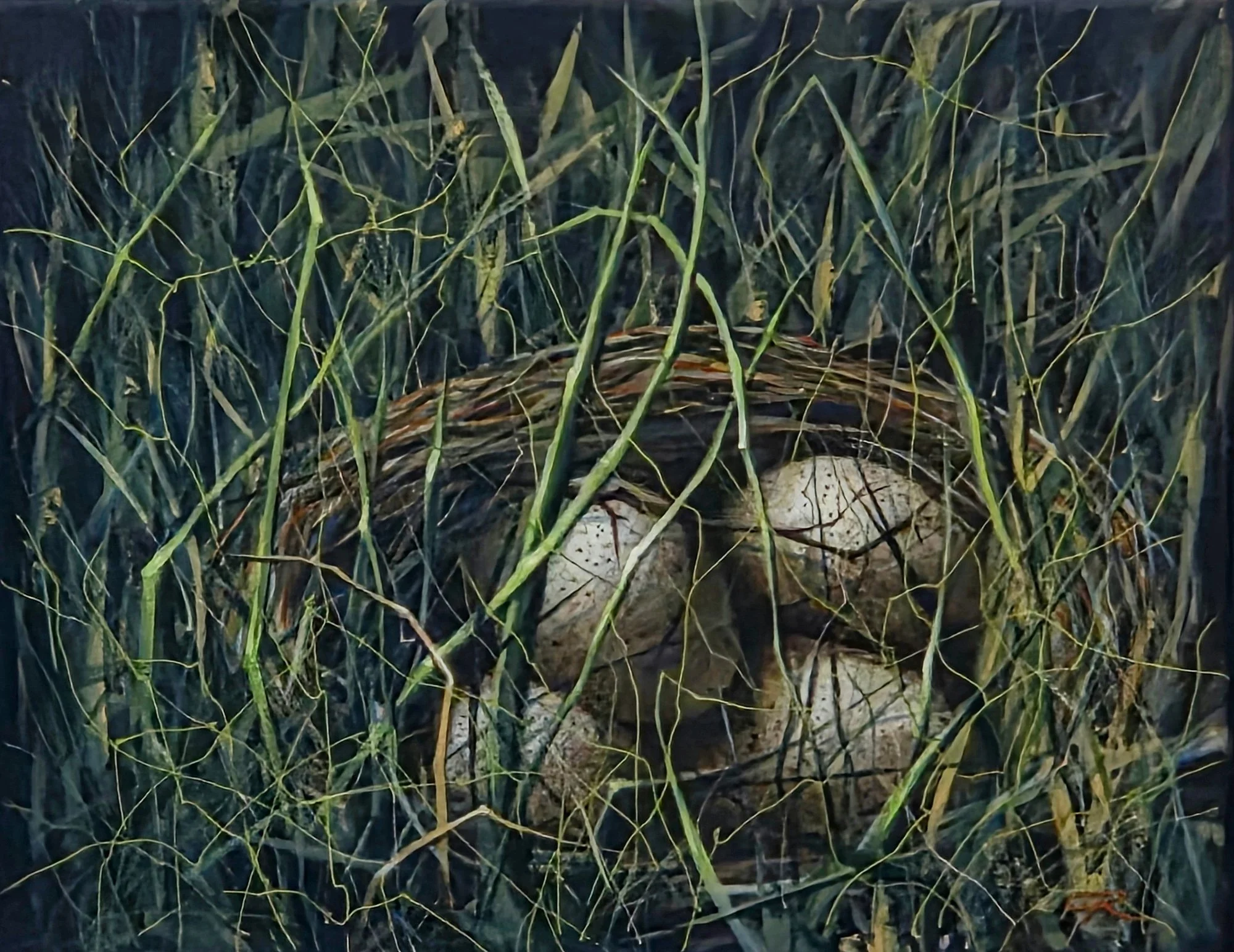 Patiently Waiting, 11x14 acrylic, $750