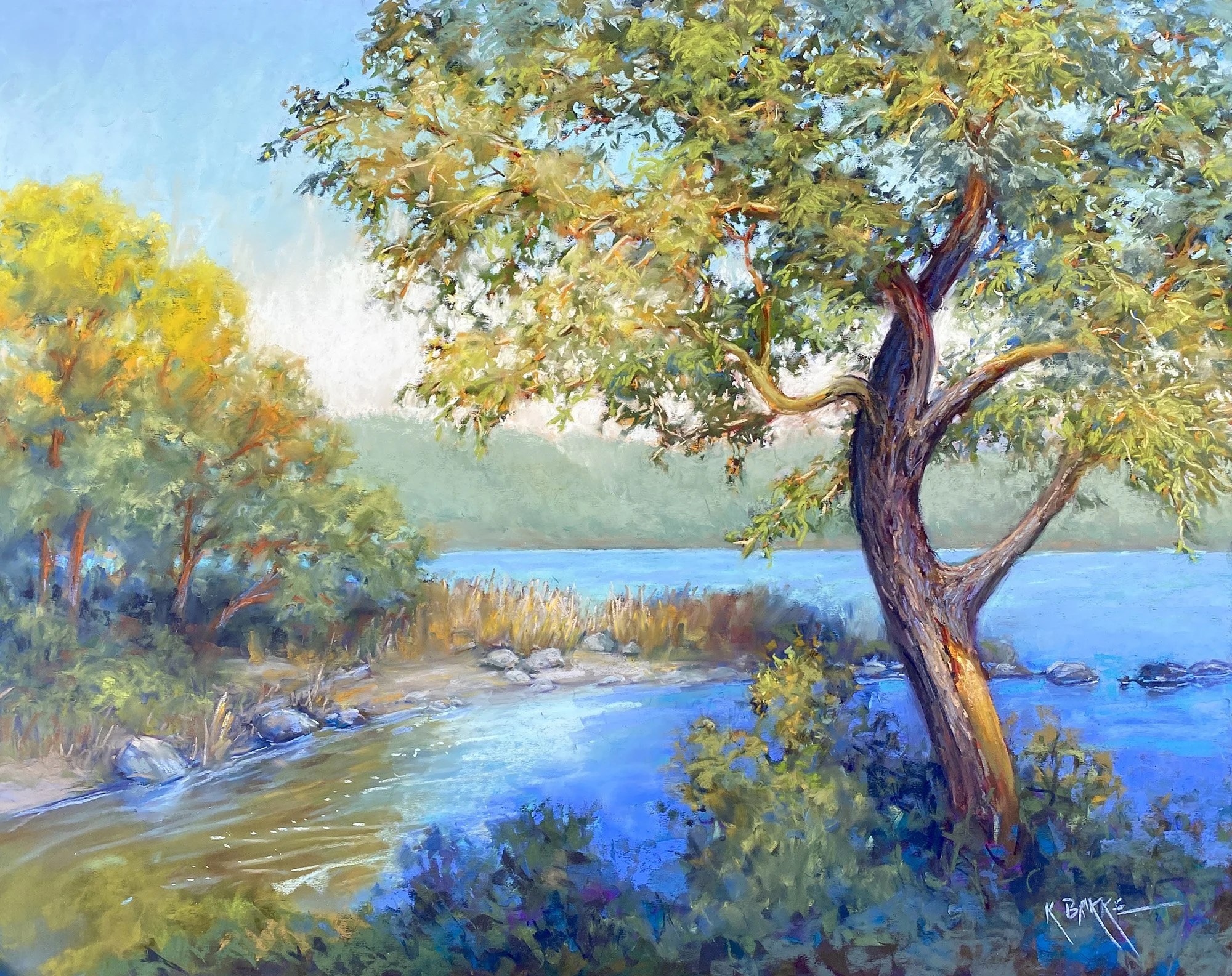 Little Cove, 24x30 soft pastel, $2200