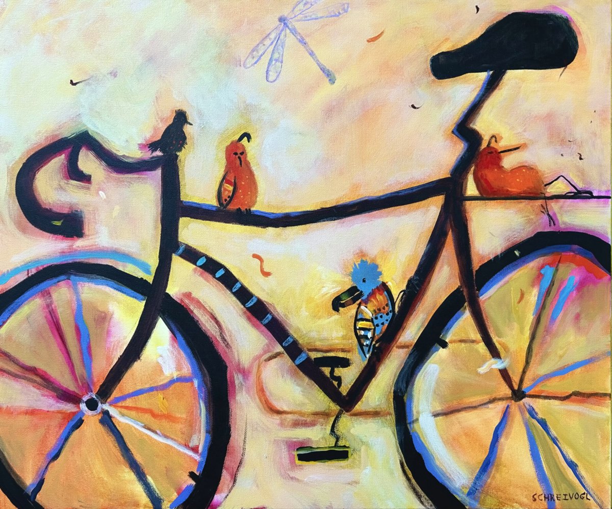 Summer Ride, 20 x 24 acrylic, $1500
