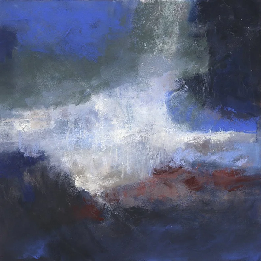 Ice Flow, 12x12 pastel, $950