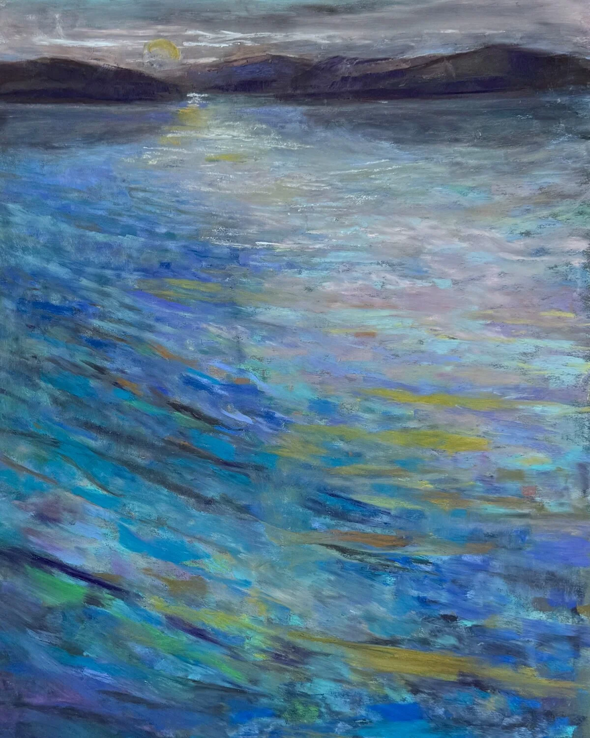 Carol Woolford - Lummi Bay; 20 x 16 pastel, $875